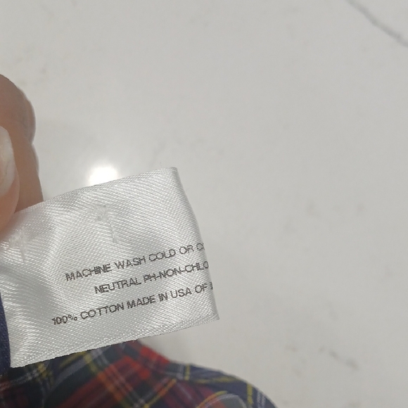 Red and Black Plaid Casual Button Down Shirt Jarred Bay For Woman Sz M NEW - Picture 4 of 7